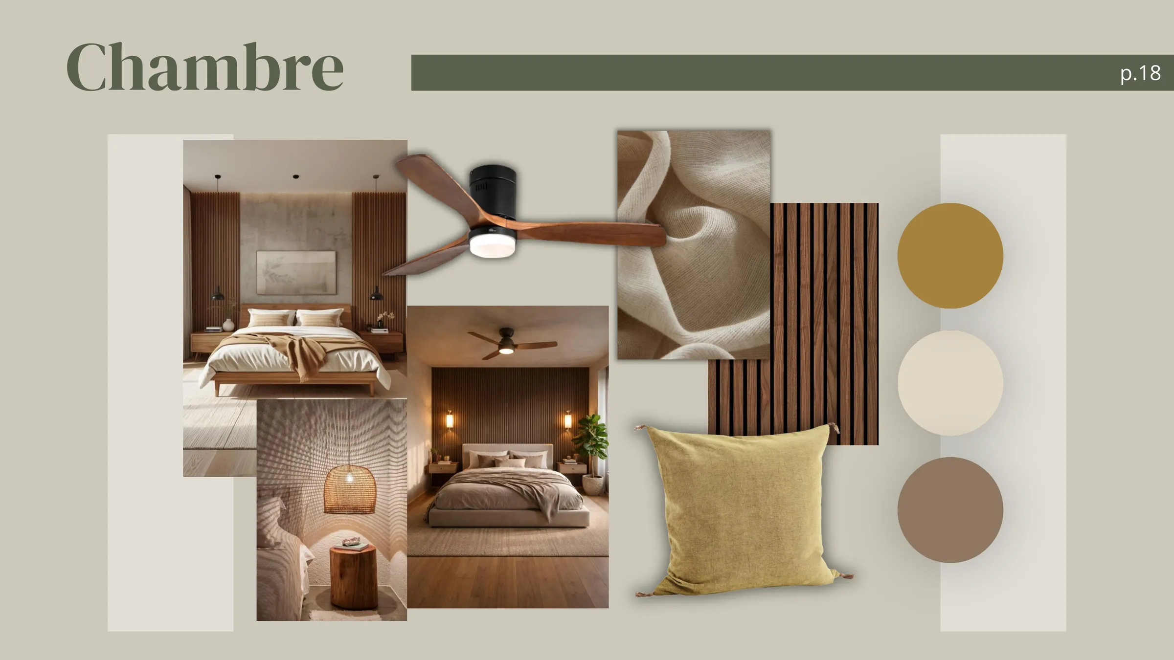 Planche d'ambiance — chambre