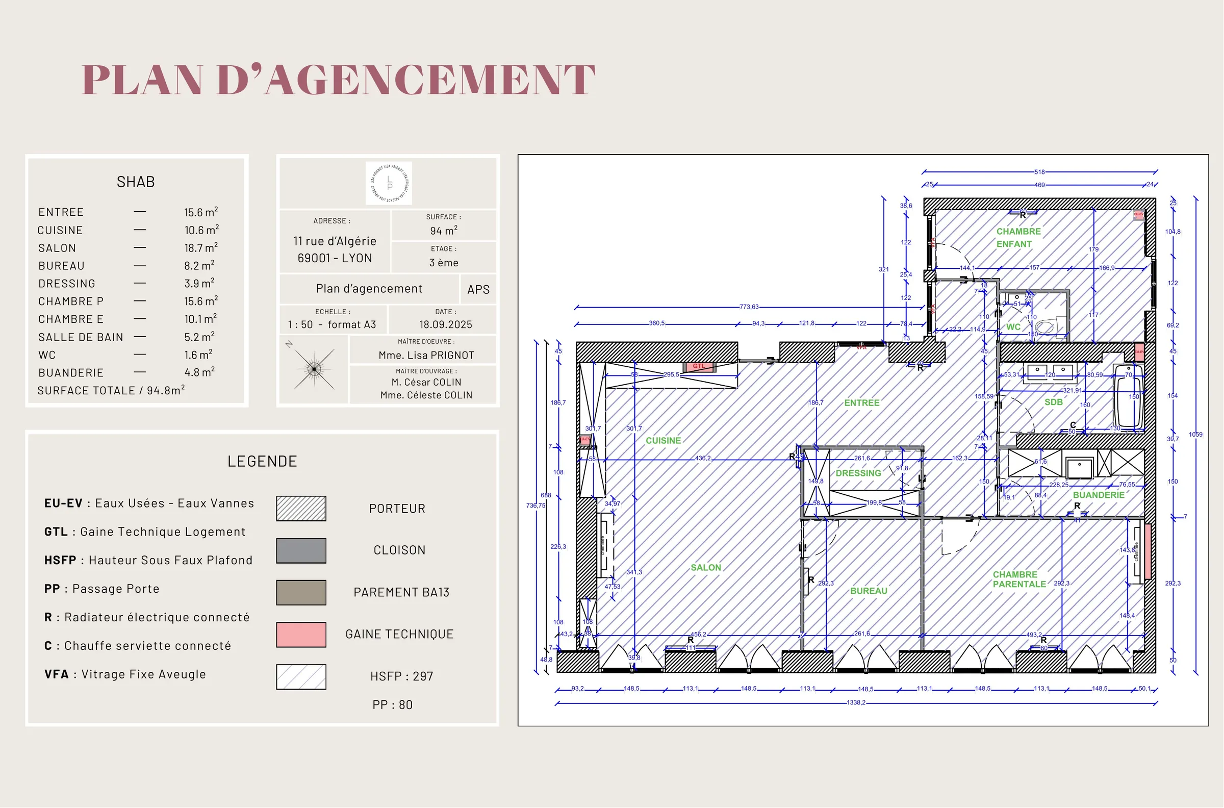 Plan d'agencement